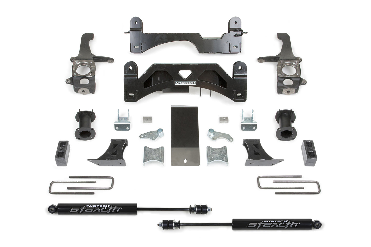 6" BASIC SYS W/C/O SPACERS & STEALTH RR 2016-21 TOYOTA TUNDRA 2WD/4WD. by Fabtech