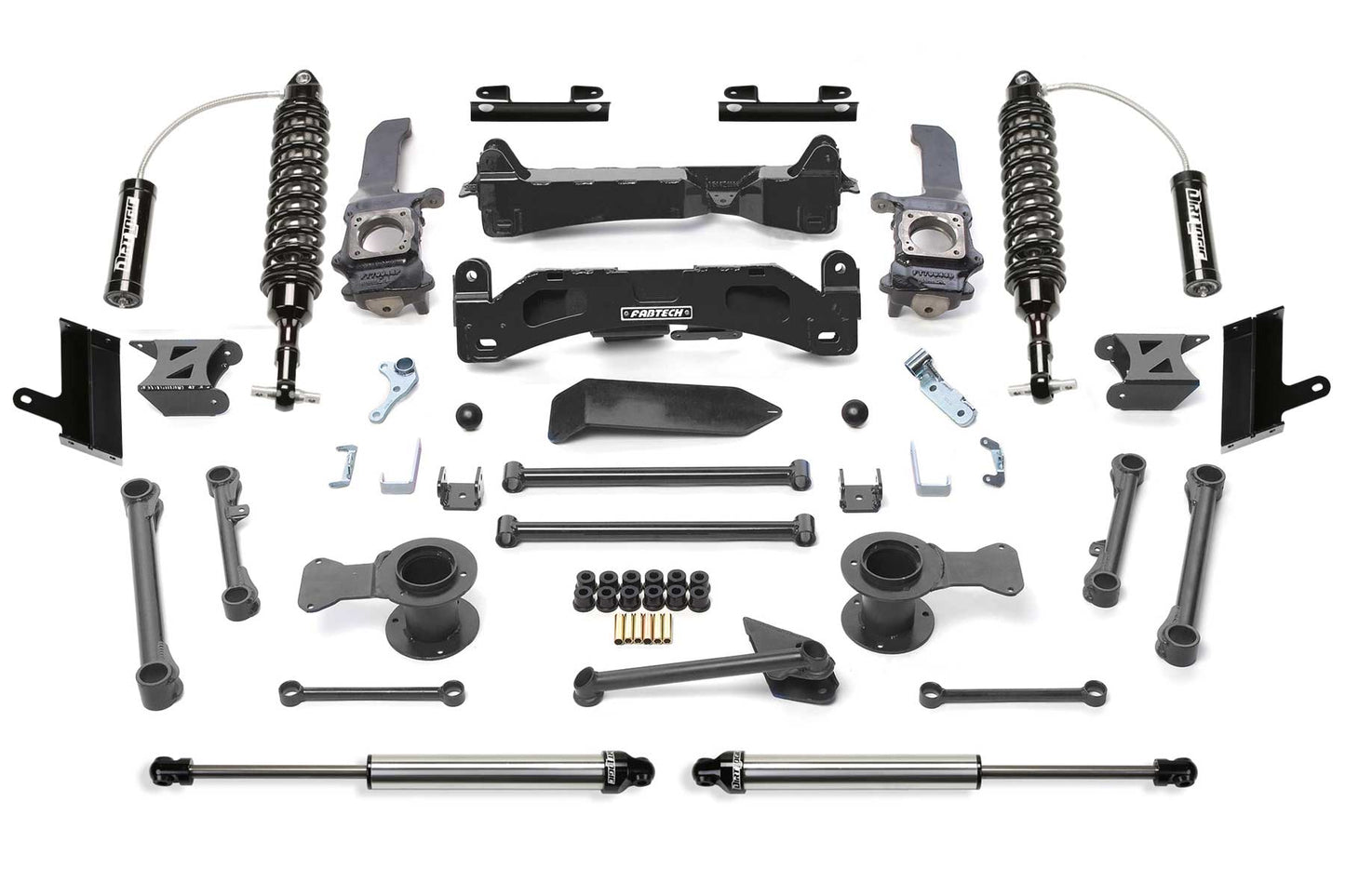 6" PERF SYS W/DL 2.5 C/O RESI & 2.25 10-15 TOYOTA 4RUNNER 4WD. by Fabtech