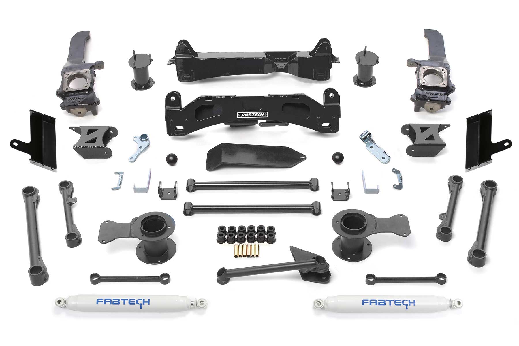 6" BASIC SYS W/PERF SHKS 2015-22 TOYOTA 4RUNNER 4WD. by Fabtech
