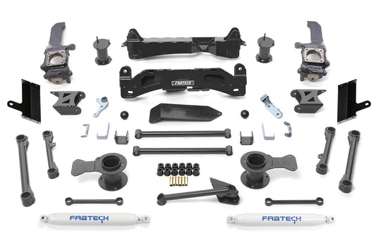 6" BASIC SYS W/PERF SHKS 2015-22 TOYOTA 4RUNNER 4WD. by Fabtech