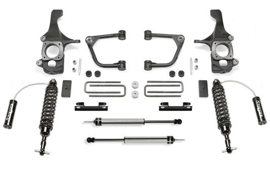 2" UCA KIT W/ UNIBALLS & DLSS 2.5C/O RESI & RR DLSS 2016-19 TOYOTA TUNDRA 4WD TR by Fabtech