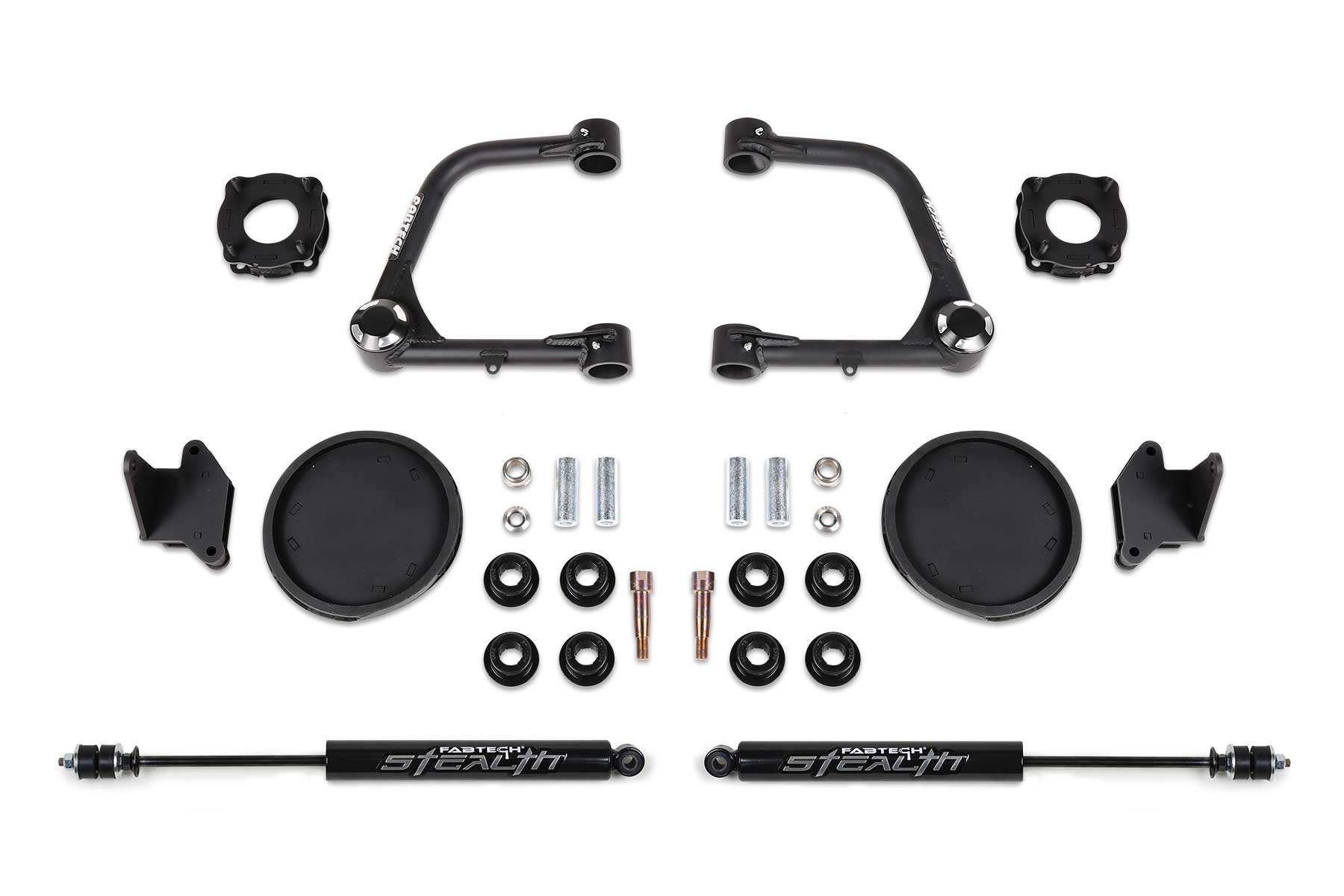 3" UCA KIT W/UNIBALLS & FR SHK SPCRS & RR COIL SPACERS & RR STEALTH 2022 TUNDRA by Fabtech
