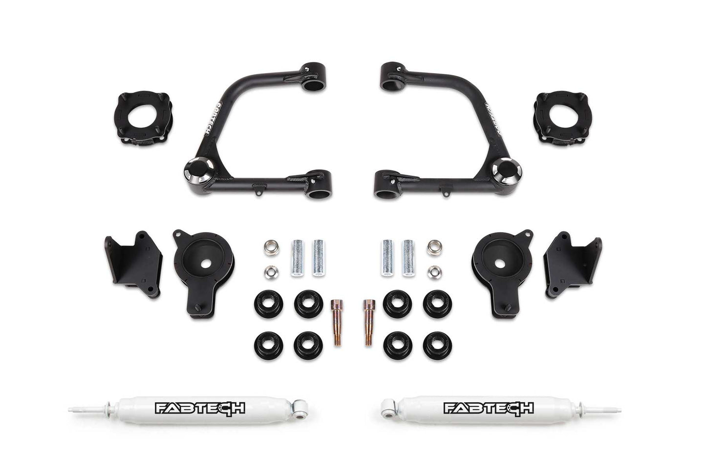 3" UCA KIT W/UNIBALLS & FR SHK SPCRS & RR AIR BAG SPCRS & RR PERF SHOCKS 2022 TU by Fabtech