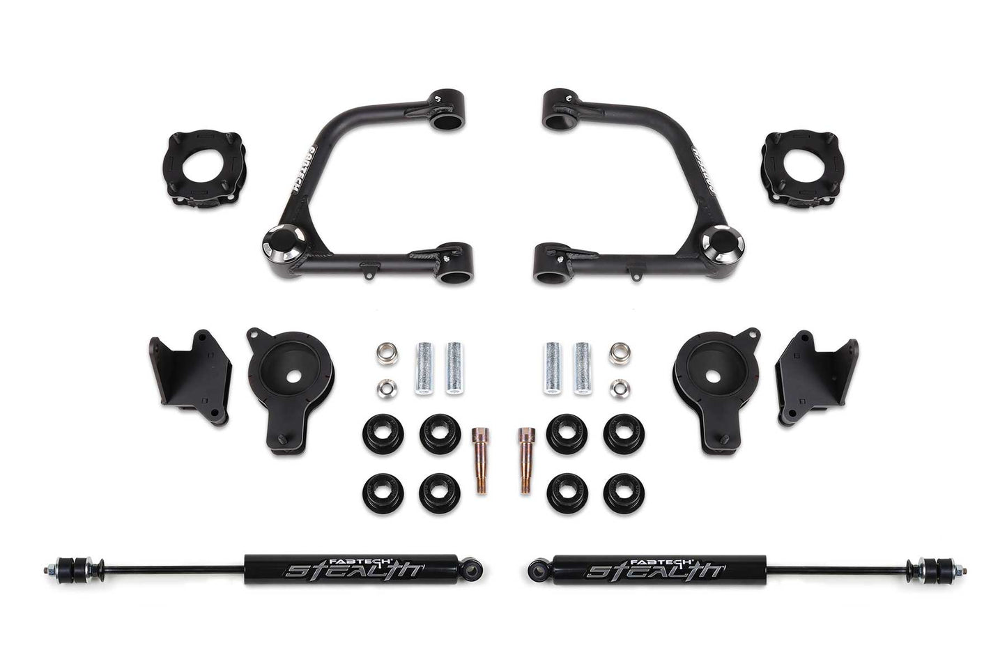 3" UCA KIT W/UNIBALLS & FR SHK SPCRS & RR AIR BAG SPCRS & RR STEALTH 2022 TUNDRA by Fabtech