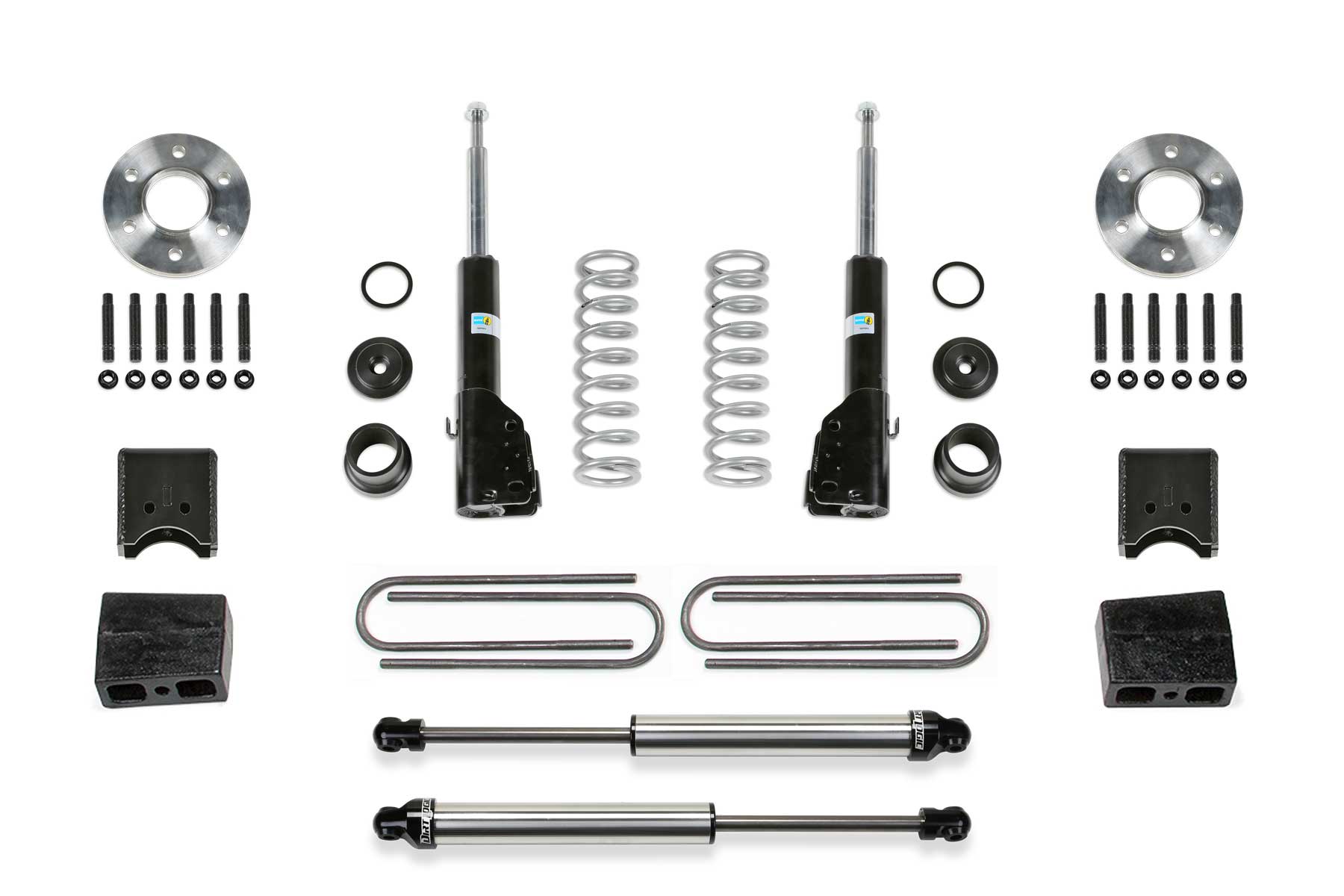 1.5" COIL ASSIST KIT W/ B4 BILSTEIN & 2.25 DLSS 2015-21 SPRINTER 2500 4WD. by Fabtech