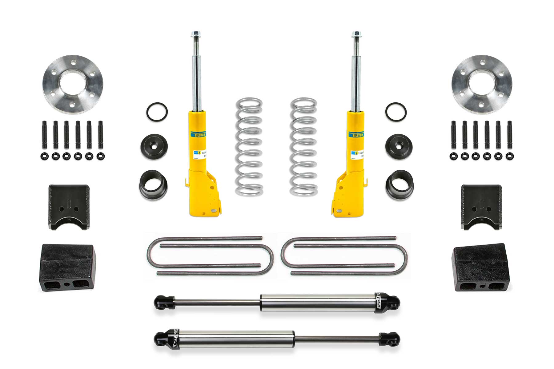 1.5" COIL ASSIST KIT W/ B6 BILSTEIN & 2.25 DLSS 2015-21 SPRINTER 2500 4WD. by Fabtech
