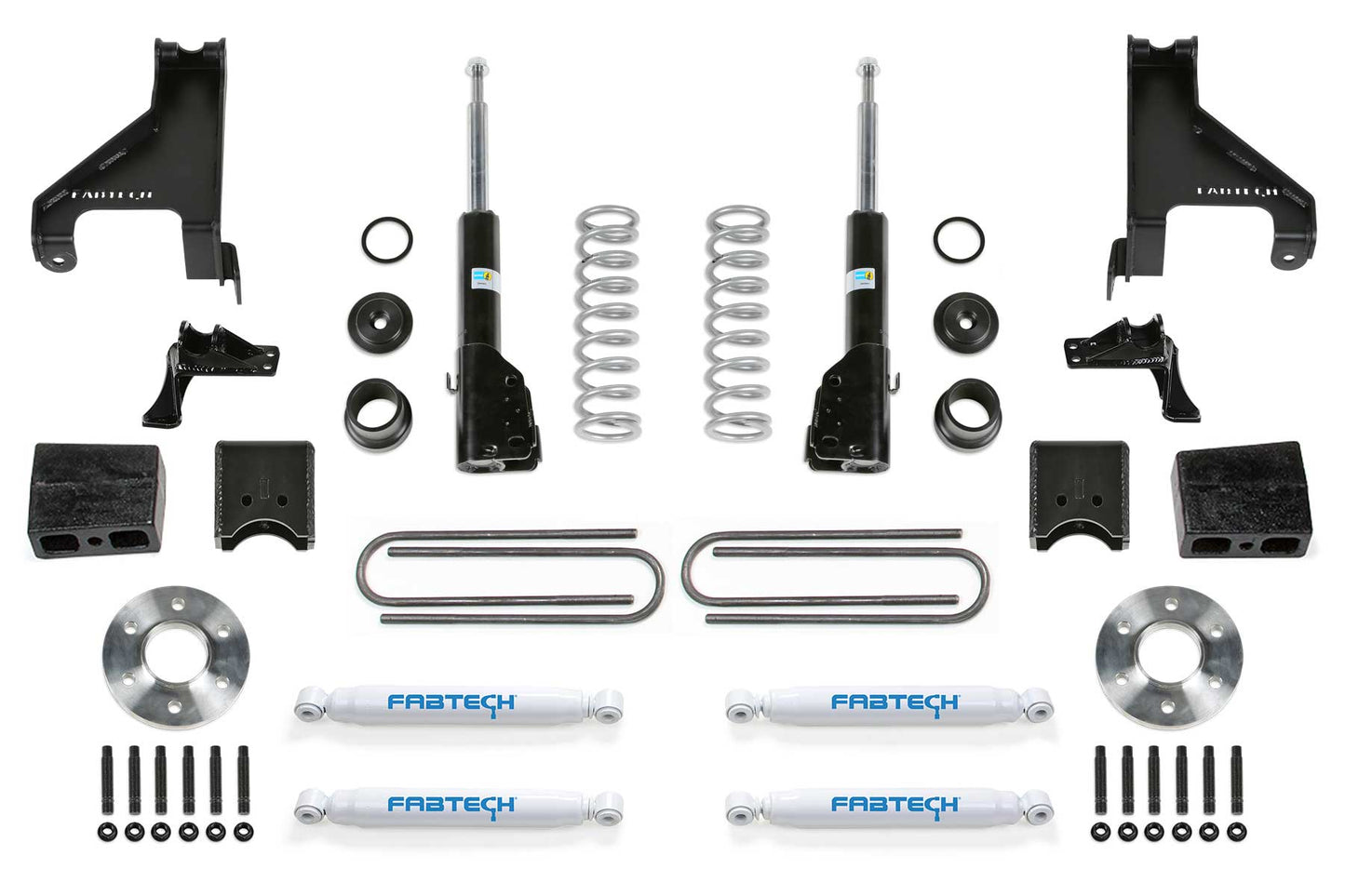1.5" COIL ASSIST KIT W/ B4 BILSTEIN & AUX PERF SHOCK KIT 2015-21 SPRINTER 2500 4 by Fabtech