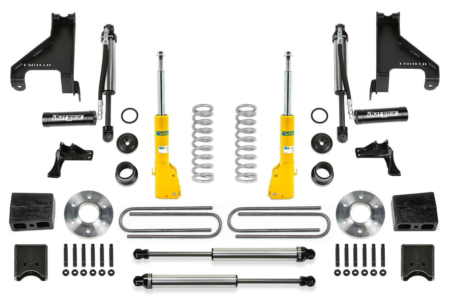 1.5" COIL ASSIST KIT W/ B6 BILSTEIN & AUX 2.25 DLSS KIT 2015-21 SPRINTER 2500 4W by Fabtech