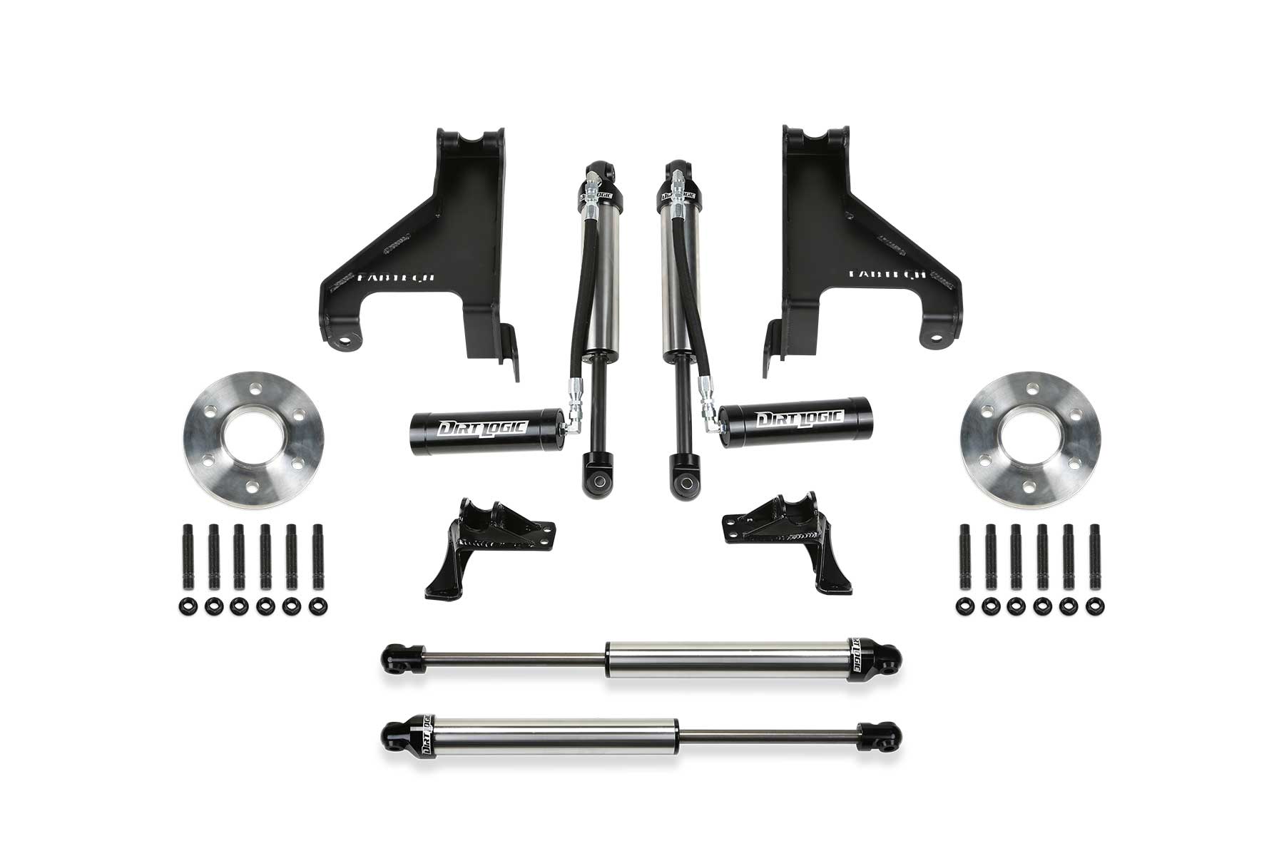 AUX Shock Kit with 2.25 DLSS 2015-21 SPRINTER 2500 4WD. by Fabtech