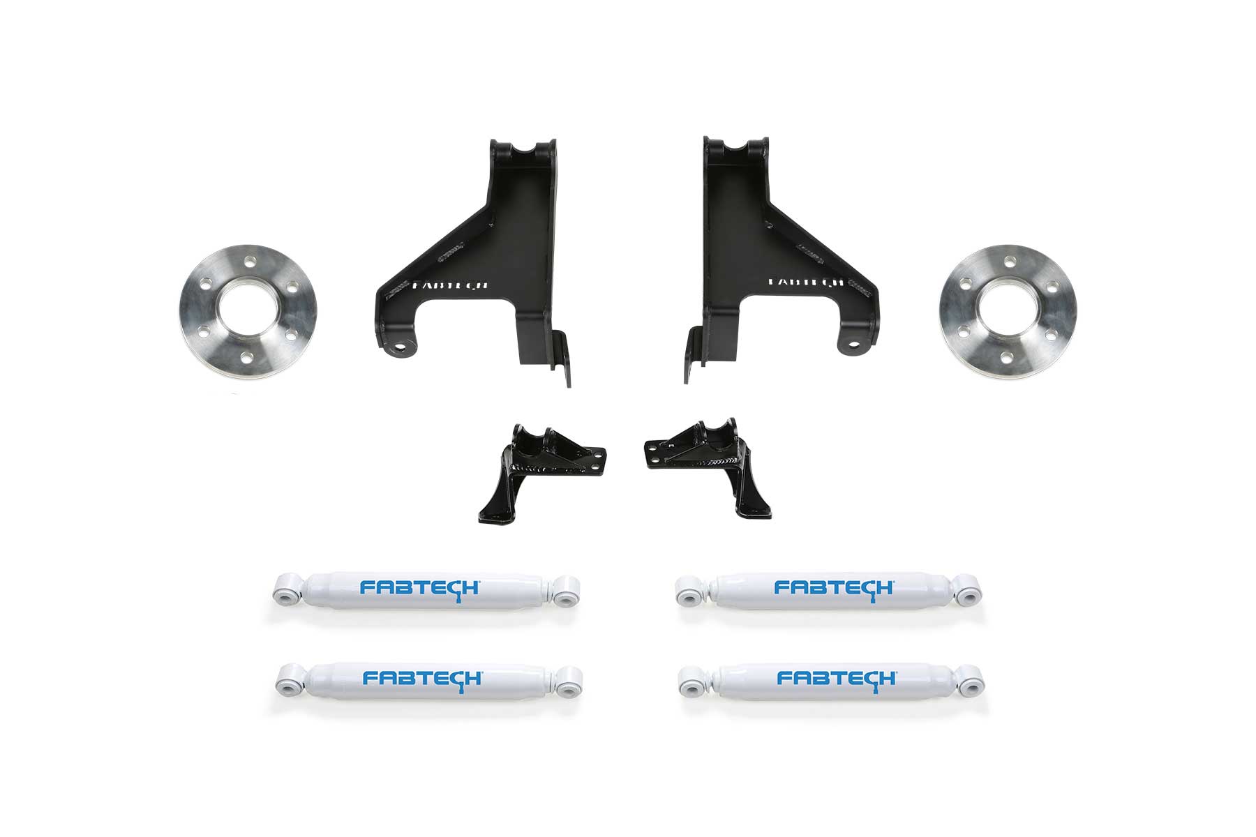 AUX Shock Kit with PERF SHKS 2015-21 SPRINTER 3500 4WD. by Fabtech
