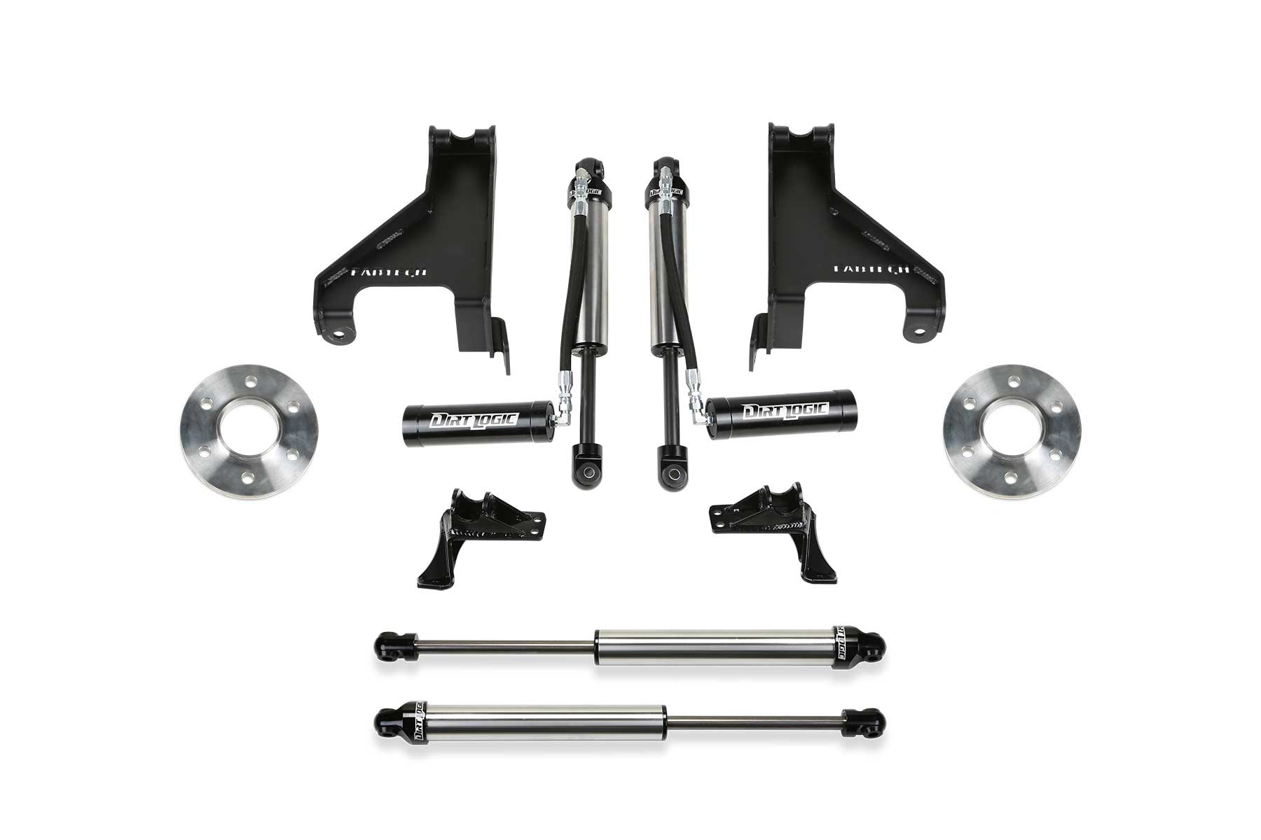 AUX Shock Kit with 2.25 DLSS 2015-21 SPRINTER 3500 4WD. by Fabtech