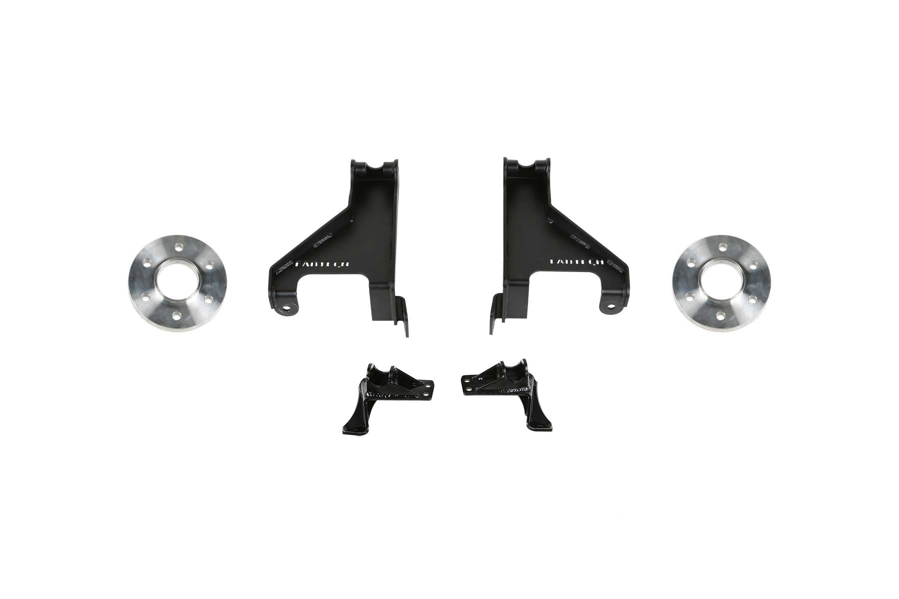 AUX Shock Kit without Shocks; 2015-21 SPRINTER 3500 4WD. by Fabtech