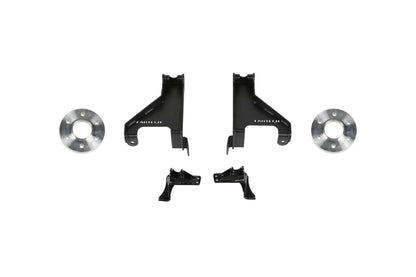 AUX Shock Kit without Shocks; 2015-21 SPRINTER 3500 4WD. by Fabtech