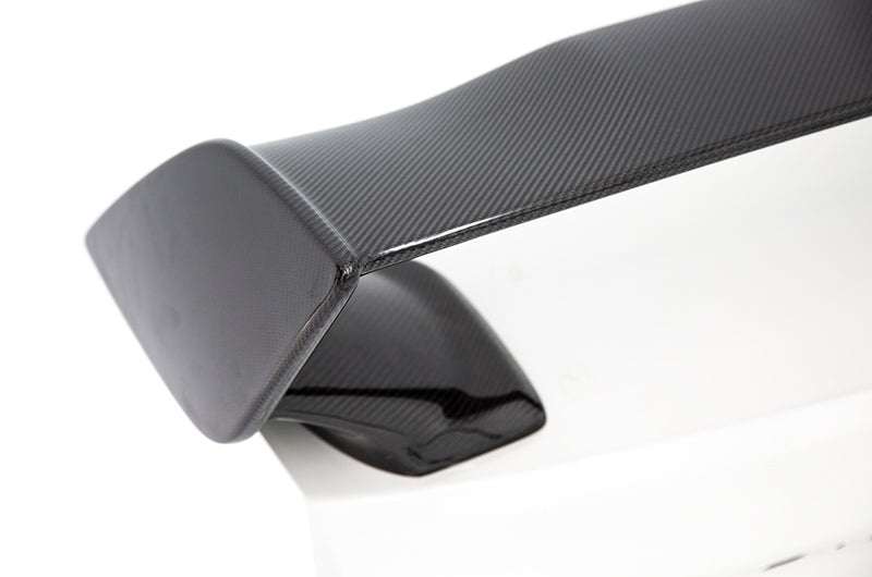 OLM Carbon Fiber OEM STI Style Spoiler with Carbon Bases - 2015-2021 Subaru WRX / STI by OLM