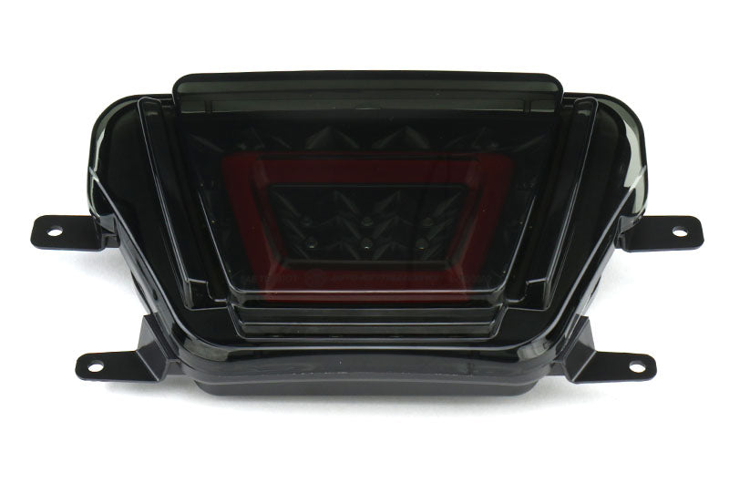 OLM V2 F1 Style Multifunction 4th Brake Light (Smoke Lens, Black Base, Red Bar) - 2020+ Supra by OLM