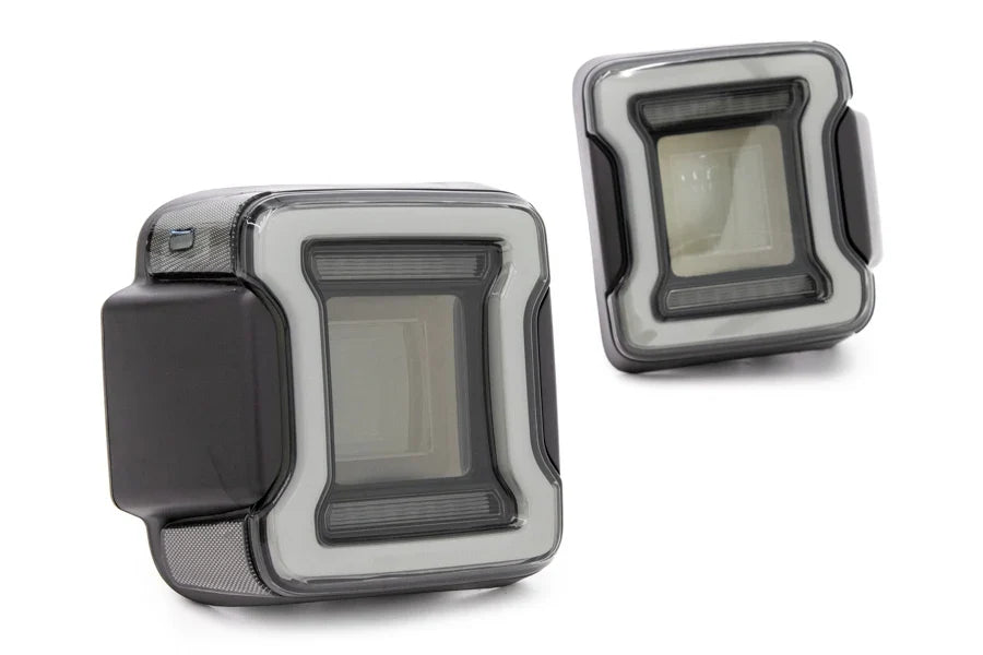 OLM Smoked LED Tail Lights - Wrangler JL by MYX Automotive