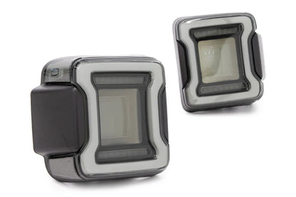 OLM Smoked LED Tail Lights - Wrangler JL by MYX Automotive