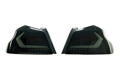 OLM Evolution Tail Lights (Smoked Lens, Black Base, White Bar) - 2015-2021 WRX / STI by MYX Automotive