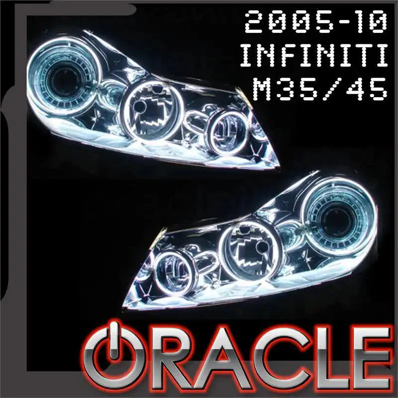 ORACLE Lighting 2005-2010 Infiniti M35 LED Headlight Halo Kit by ORACLE Lighting