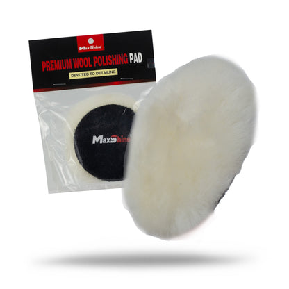 Long Hair Wool Cutting Pad for Buffers - 3in, 5in, 6in by MaxshineUSA