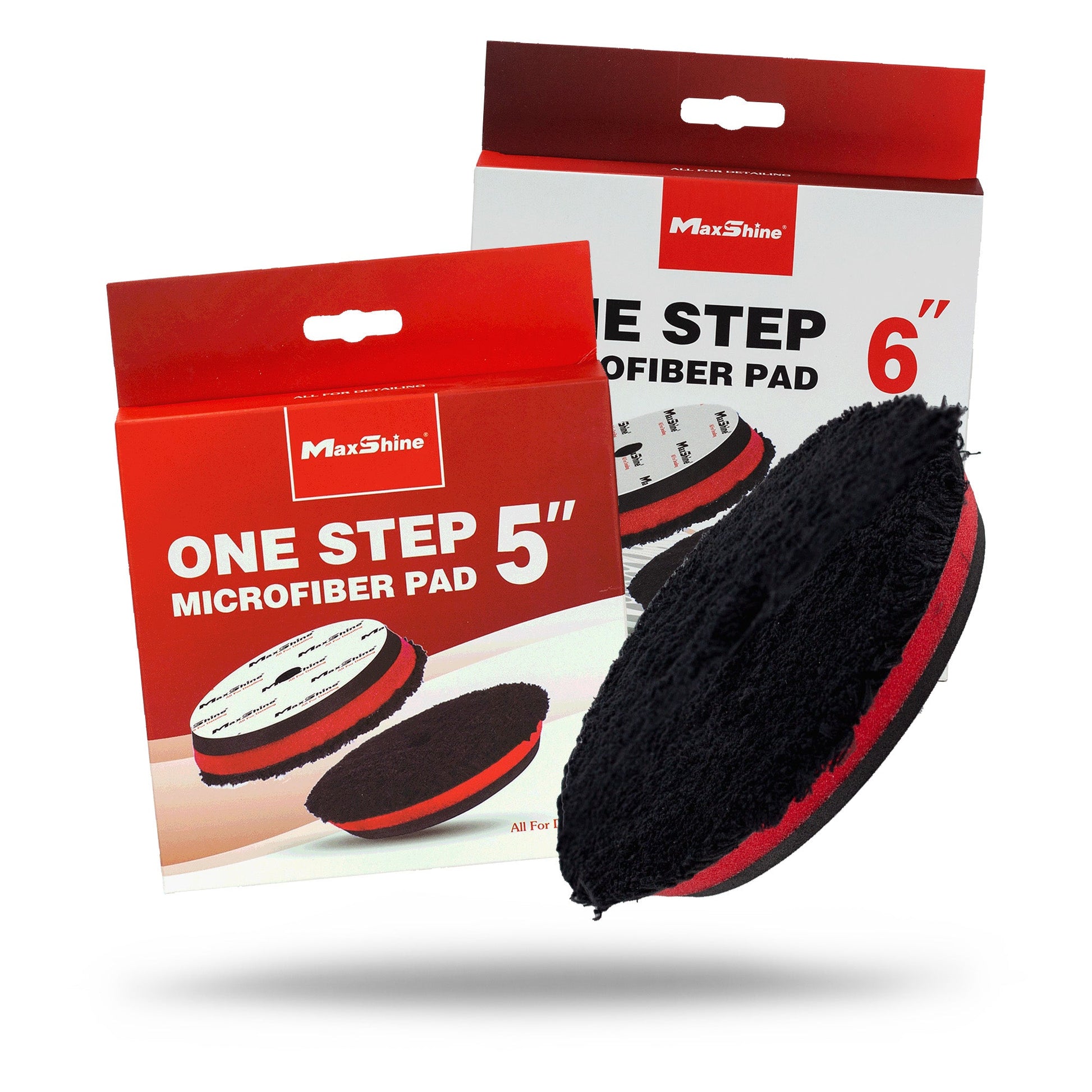Microfiber One Step Pad - 5in, 6in by MaxshineUSA