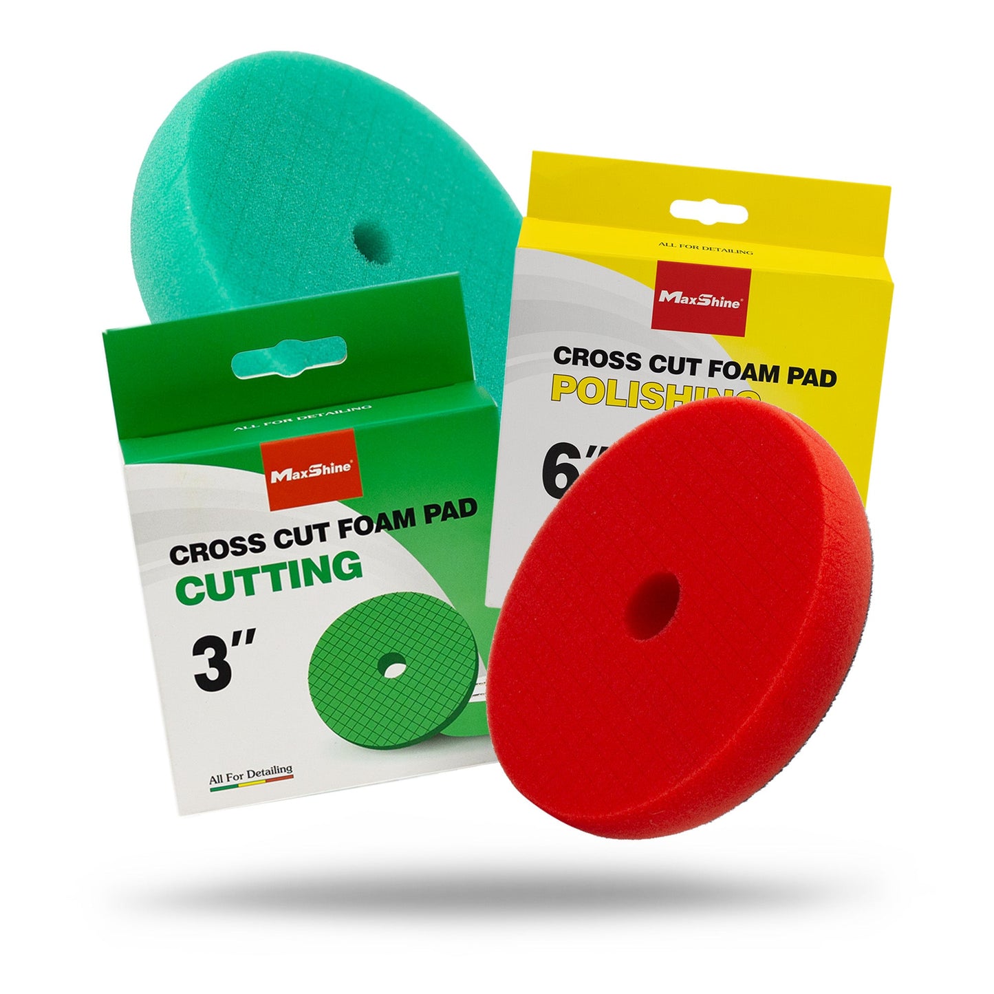 Cross Cut Foam Pads - 3in, 5in, 6in by MaxshineUSA