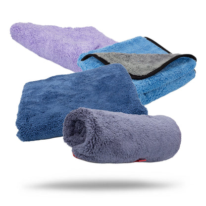 Microfiber Cleaning | 600GSM Plush Microfiber Buffing Towel by MaxshineUSA