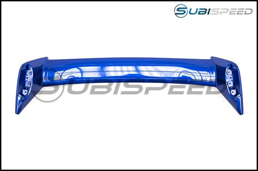OLM STI Style Paint Matched Spoiler - WR Blue Pearl - 2015-2021 Subaru WRX / STI by OLM