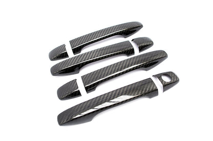 OLM Dry Carbon Fiber Door Handle Covers - 2015-2021 Subaru WRX / STI / 2014-2018 Forester / 2013-2017 Crosstrek by OLM