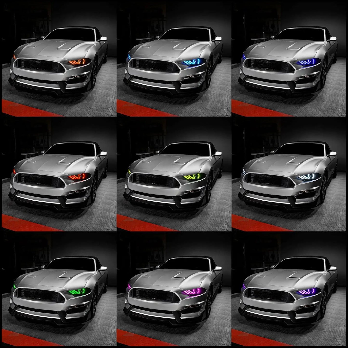 ORACLE Lighting 2018-2023 Ford Mustang "Black Series" Dynamic ColorSHIFT LED Headlights w/ Sequential Turn Signal by ORACLE Lighting