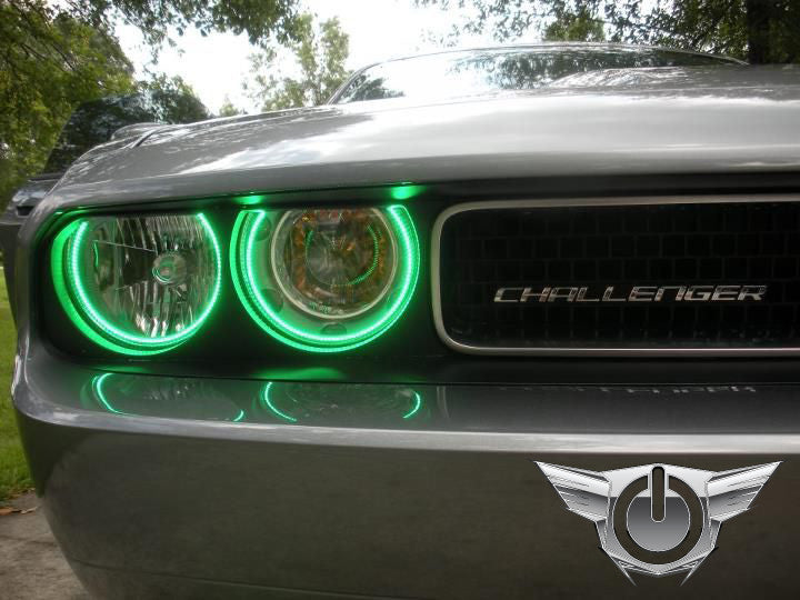 ORACLE Lighting 2008-2014 Dodge Challenger LED Headlight Halo Kit - Standard Mount by ORACLE Lighting