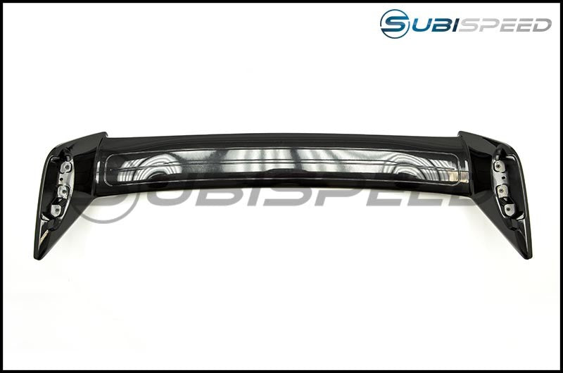 OLM STI Style Paint Matched Spoiler - Crystal Black Silica / Raven - 2015-2021 Subaru WRX / STI by OLM