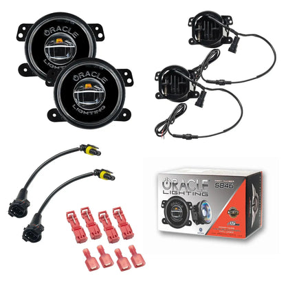 ORACLE Lighting 20W LED Fog Lights for Jeep Wrangler JK/JL & Gladiator JT | High Performance Plug-and-Play by ORACLE Lighting