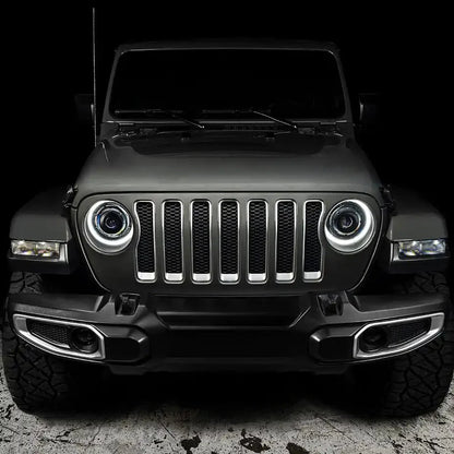 ORACLE Lighting Oculus™ Switchback Bi-LED Projector Headlights for Jeep Wrangler JL/ Gladiator JT by ORACLE Lighting