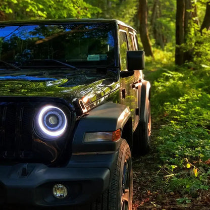 ORACLE Lighting Oculus™ Switchback Bi-LED Projector Headlights for Jeep Wrangler JL/ Gladiator JT by ORACLE Lighting