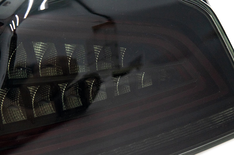 OLM Spec CR Tail Lights (Smoked Lens, Black Base) - 2015-2021 Subaru WRX & STI by MYX Automotive