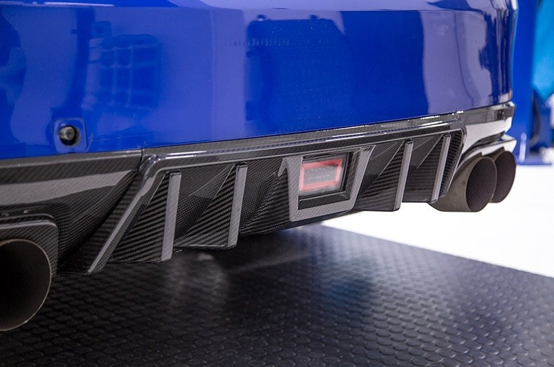 OLM LE Dry Carbon Fiber Rear Diffuser - 2015-2021 Subaru WRX / STI by OLM
