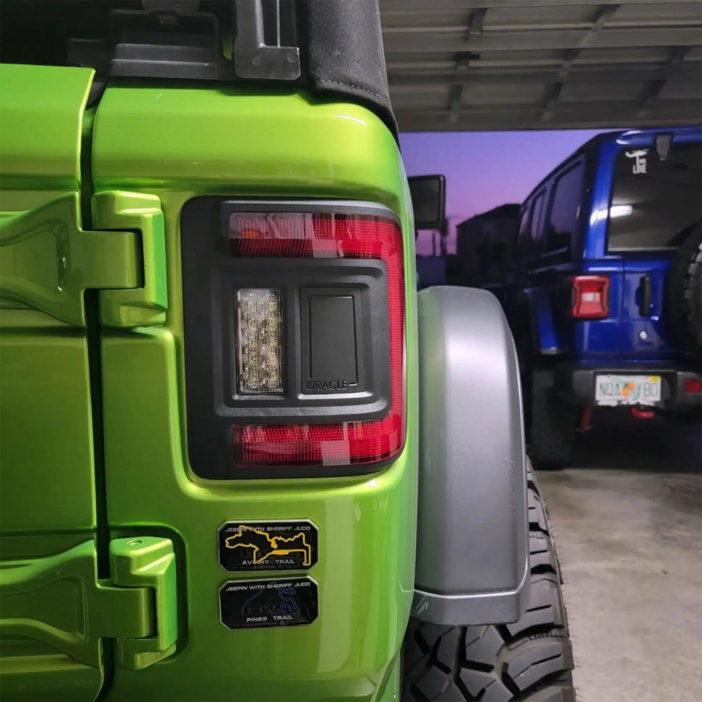 V2 | Flush Mount LED Tail Lights for Jeep Wrangler JL | Low-Profile | Plug-and-Play by ORACLE Lighting