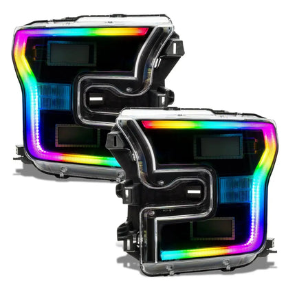 ORACLE Lighting 2015-2017 Ford F-150 Dynamic ColorSHIFT Headlight DRL Upgrade Kit by ORACLE Lighting