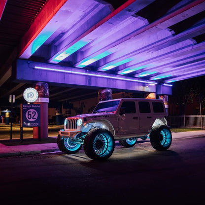 ORACLE Lighting LED Illuminated Wheel Rings - Single / Double Row LED by ORACLE Lighting