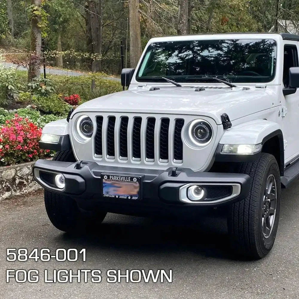 ORACLE Lighting 20W LED Fog Lights for Jeep Wrangler JK/JL & Gladiator JT | High Performance Plug-and-Play by ORACLE Lighting