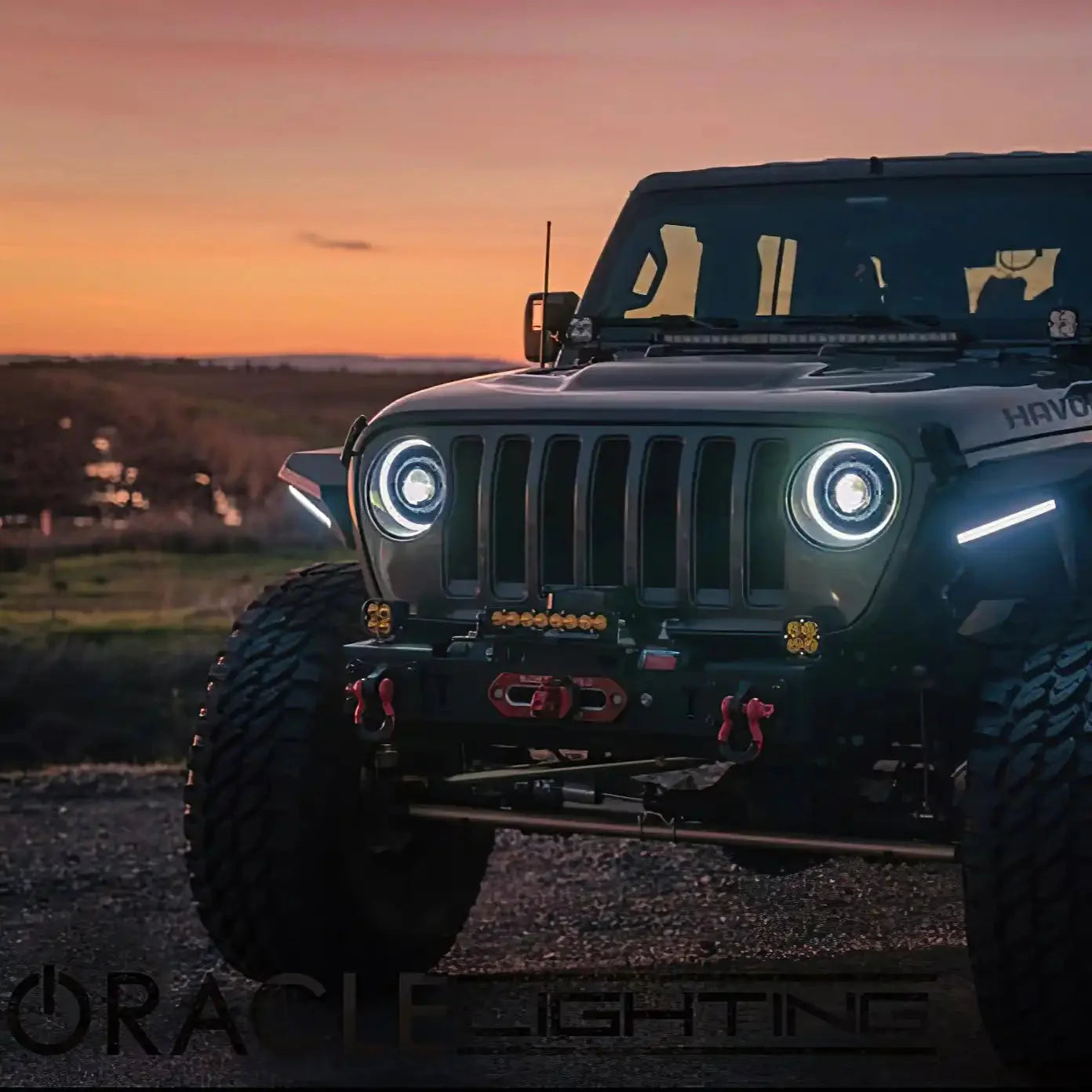 Oculus™ Bi-LED Projector Headlights for Jeep Wrangler JL/ Gladiator JT by ORACLE Lighting