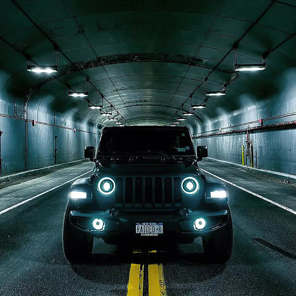 ORACLE Lighting Oculus™ Switchback Bi-LED Projector Headlights for Jeep Wrangler JL/ Gladiator JT by ORACLE Lighting