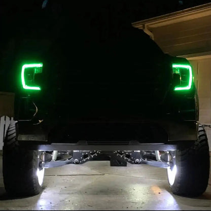 ORACLE Lighting 2019-2022 GMC Sierra 1500 ColorSHIFT RGB+W Headlight DRL Upgrade Kit by ORACLE Lighting