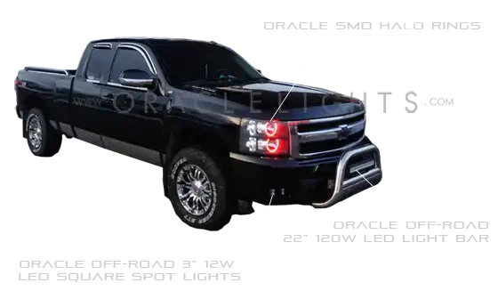 ORACLE Lighting 2007-2013 Chevy Silverado LED Headlight Halo Kit by ORACLE Lighting