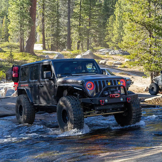 ORACLE Lighting 2020-2025 Jeep Gladiator JT LED Headlight Surface Mount Halo Kit by ORACLE Lighting