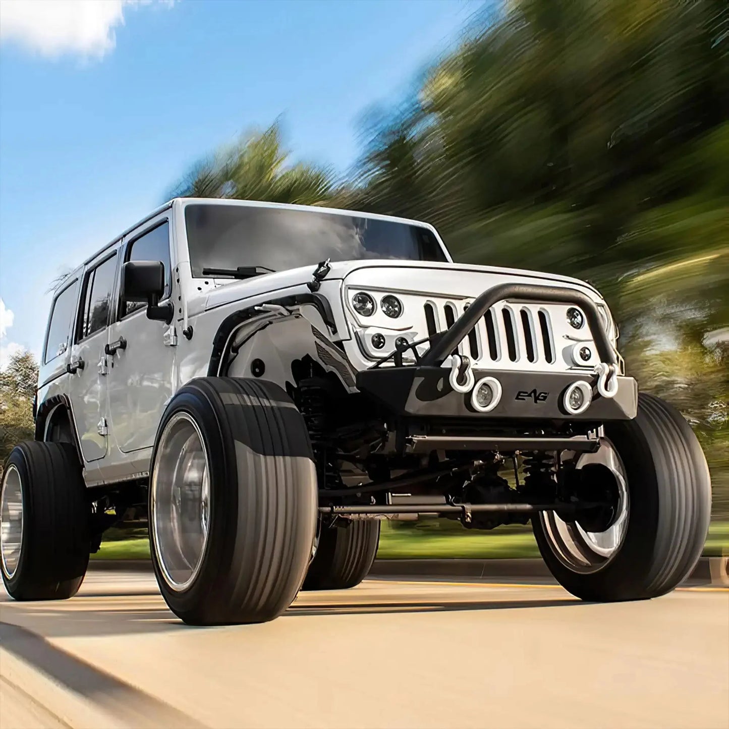 2007-2017 Jeep Wrangler JK VECTOR Pro Series II Full LED Grill - Integrated Headlights & DRL by ORACLE Lighting
