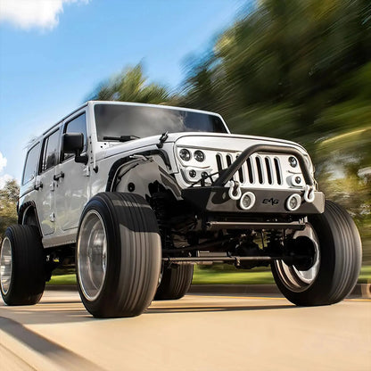 2007-2017 Jeep Wrangler JK VECTOR Pro Series II Full LED Grill - Integrated Headlights & DRL by ORACLE Lighting