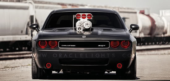 ORACLE Lighting 2008-2014 Dodge Challenger LED Headlight Halo Kit - Standard Mount by ORACLE Lighting