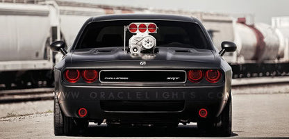 ORACLE Lighting 2008-2014 Dodge Challenger LED Headlight Halo Kit - Standard Mount by ORACLE Lighting